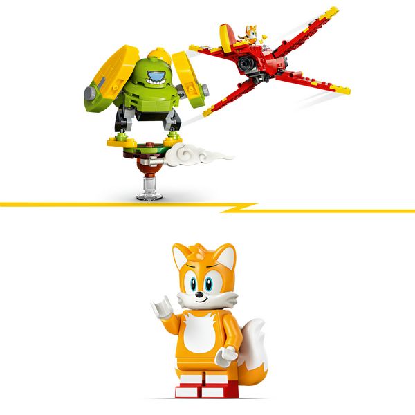 Produktbild: LEGO Sonic the Hedgehog Tails&lsquo; Tornado-1 baubarer Spielzeugflieger 77119