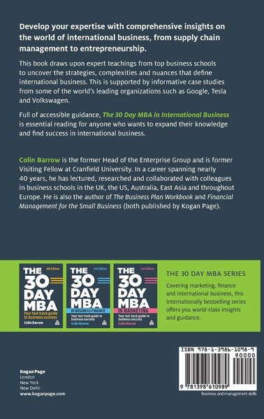 Produktbild: The 30 Day MBA in International Business