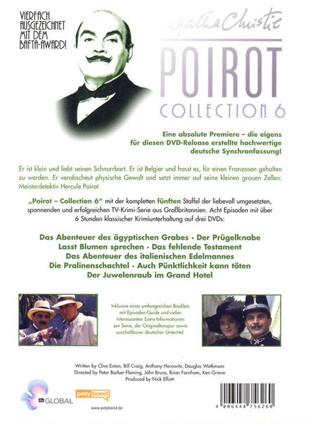 Agatha Christie - Poirot Collection 6 [3 DVDs]' von 'Agatha (Buch)  Christie' - 'DVD'