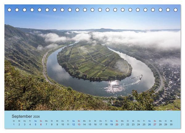 Produktbild: Moselansichten (Tischkalender 2026 DIN A5 quer), CALVENDO Monatskalender