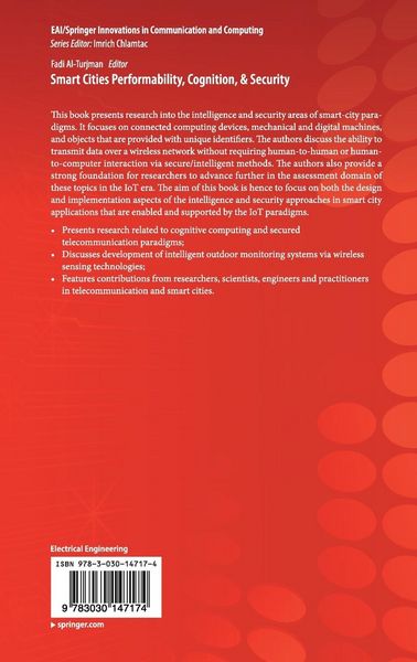 Produktbild: Smart Cities Performability, Cognition, & Security