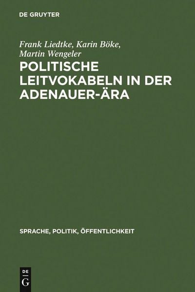 Produktbild: Politische Leitvokabeln in der Adenauer-&Auml;ra