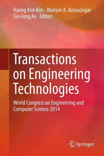 Produktbild: Transactions on Engineering Technologies