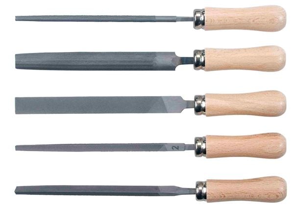 PEBARO 60 - Bastlerfeilen-Set, 5-tlg., Feilen-Werkzeugset