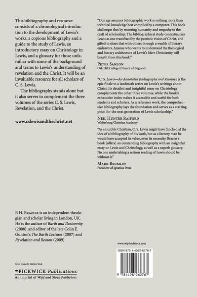 Produktbild: C.S. Lewis--An Annotated Bibliography and Resource