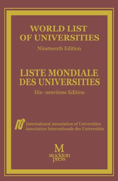 Produktbild: World List of Universities / Liste Mondiale des Universites