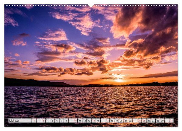 Produktbild: Auszeit Bodensee (hochwertiger Premium Wandkalender 2026 DIN A2 quer), Kunstdruck in Hochglanz