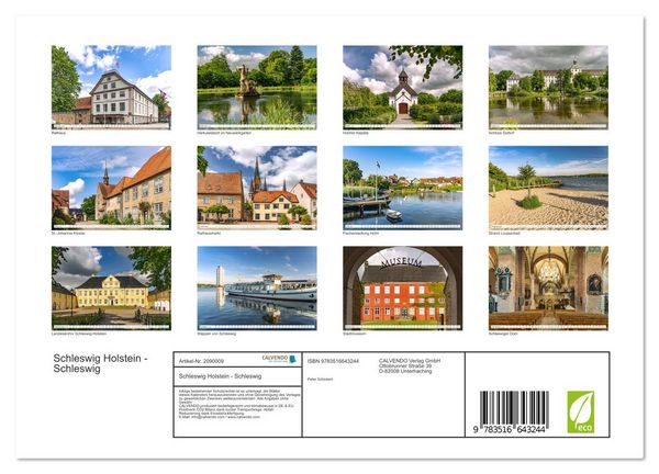 Produktbild: Schleswig Holstein - Schleswig (Wandkalender 2026 DIN A4 quer), CALVENDO Monatskalender