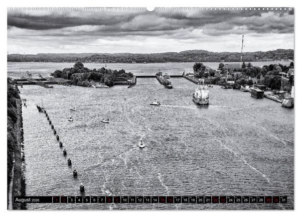 Produktbild: Ein Blick auf Kiel (Wandkalender 2026 DIN A2 quer), CALVENDO Monatskalender