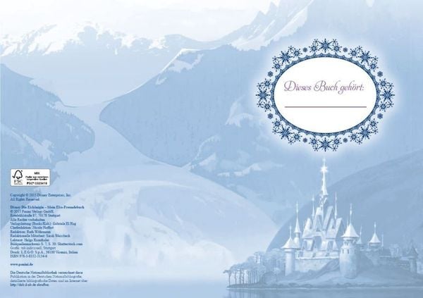 Produktbild: Disney Die Eisk&ouml;nigin: Mein Elsa-Freundebuch