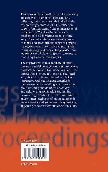 Produktbild: Modern Trends in Geomechanics