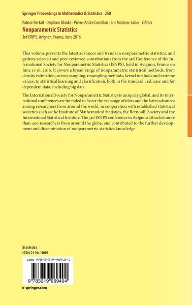 Produktbild: Nonparametric Statistics