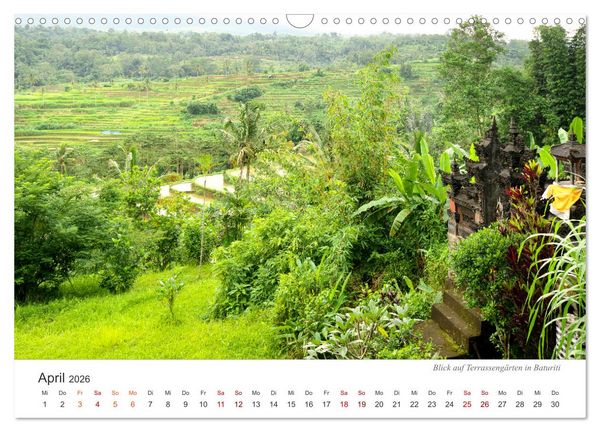 Produktbild: Impressionen einer Reise durch Bali (Wandkalender 2026 DIN A3 quer), CALVENDO Monatskalender