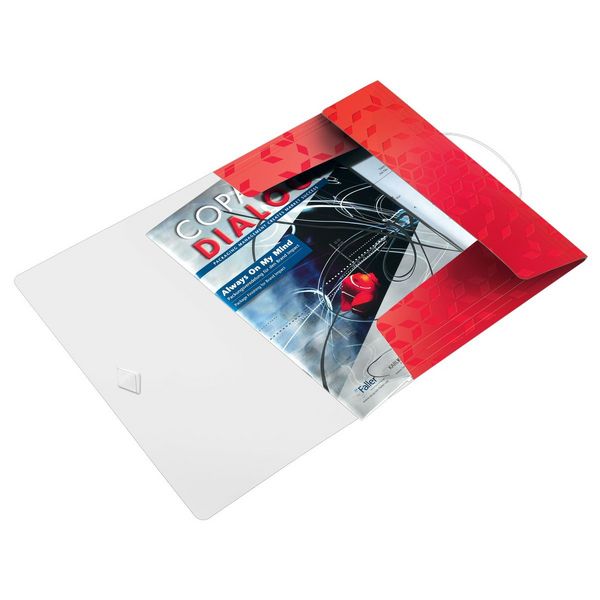 Produktbild: Leitz Eckspannermappe WOW PP rot DIN A4