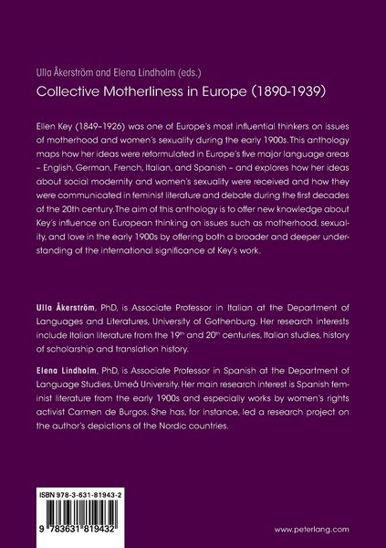 Produktbild: Collective Motherliness in Europe (1890 - 1939)