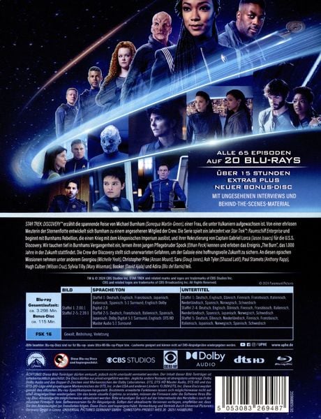 Produktbild: Star Trek: Discovery - Die komplette Serie [21 BRs]