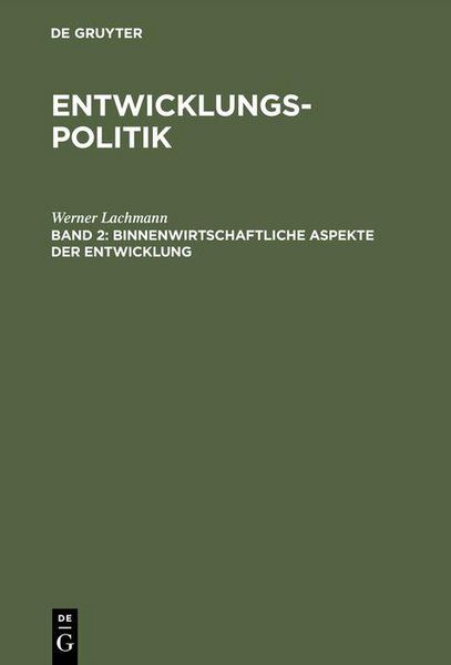 Produktbild: Binnenwirtschaftliche Aspekte der Entwicklung