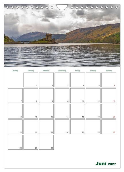 Produktbild: Schottland Entdeckungstour (Wandkalender 2027 DIN A4 hoch), CALVENDO Monatskalender
