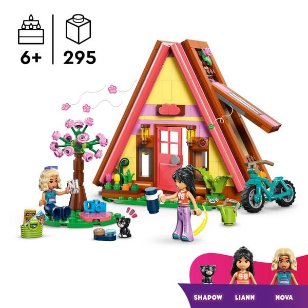 Produktbild: LEGO Friends 42682 Glampingh&uuml;tte in freier Natur, Bau- und Spielset mit 2 Spielfiguren und einem Spielzeugk&auml;tzchen