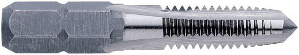Produktbild: Einschnittgewindebohrer HSSG 1/4 Zoll 6KT-Bit M3x11mm EXACT