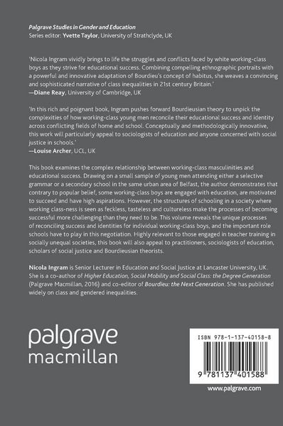 Produktbild: Working-Class Boys and Educational Success