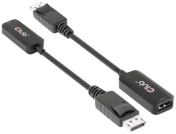 Produktbild: Club3D AV Adapter Adapter DisplayPort 1.4 - HDMI [HDMI - DisplayPort] 3840 x 2160 Pixel