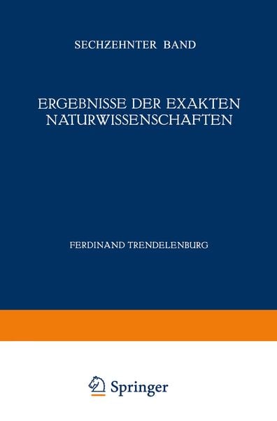 Produktbild: Ergebnisse der Exakten Naturwissenschaften
