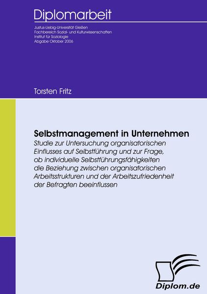 Produktbild: Selbstmanagement in Unternehmen