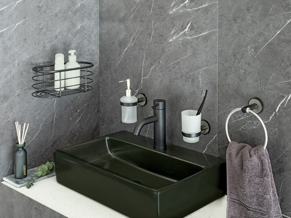 Produktbild: UV-Loc&reg; Handtuchring Mod. Udine, Befestigen ohne Bohren mit innovativem Klebesystem