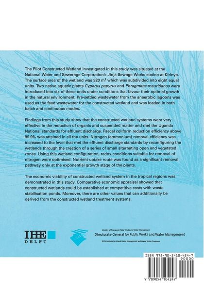 Produktbild: A Pilot Study on Municipal Wastewater Treatment Using a Constructed Wetland in Uganda