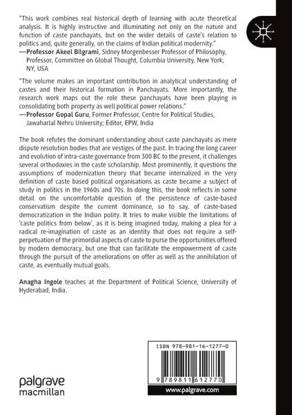 Produktbild: Caste Panchayats and Caste Politics in India