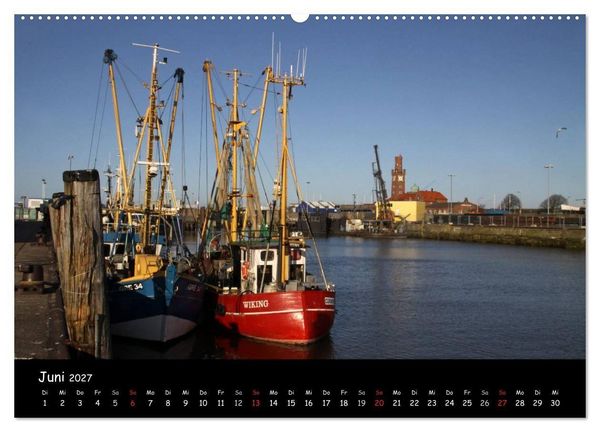 Produktbild: An der Nordseek&uuml;ste... (hochwertiger Premium Wandkalender 2027 DIN A2 quer), Kunstdruck in Hochglanz