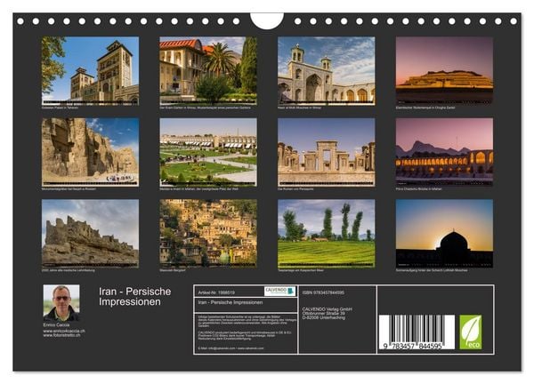 Produktbild: Iran - Persische Impressionen (Wandkalender 2026 DIN A4 quer), CALVENDO Monatskalender
