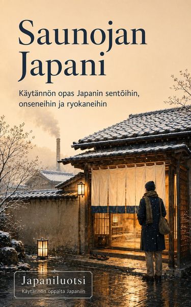 Produktbild: Saunojan Japani: K&auml;yt&auml;nn&ouml;n opas Japanin sentoihin, onseneihin ja ryokaneihin