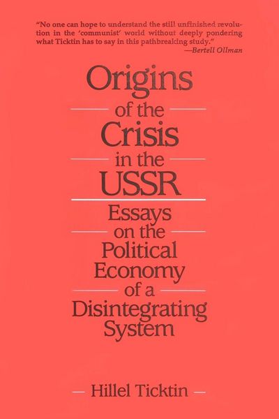 Produktbild: Origins of the Crisis in the U.S.S.R.