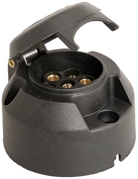 Produktbild: HP Autozubeh&ouml;r 28255 Anh&auml;nger-Steckdose [Steckdose 7polig - Stecker 7polig] Kunststoff