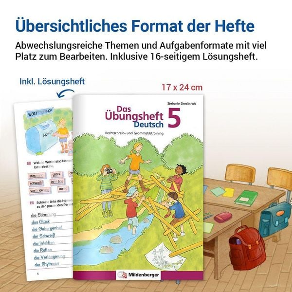 Produktbild: Das &Uuml;bungsheft Deutsch 5