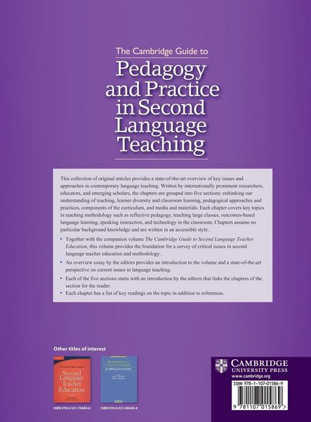 Produktbild: The Cambridge Guide to Pedagogy and Practice in Second Language Teaching
