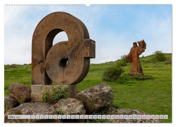 Produktbild: Steine Des Glaubens: Heiliges Armenien (hochwertiger Premium Wandkalender 2027 DIN A2 quer), Kunstdruck in Hochglanz