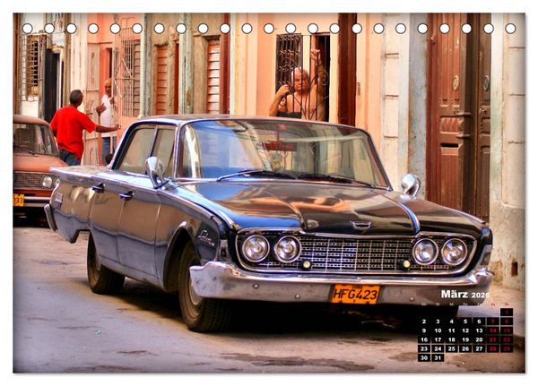 Produktbild: Oldtimer Hits 1960 (Tischkalender 2026 DIN A5 quer), CALVENDO Monatskalender