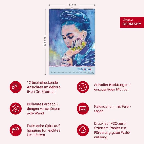 Produktbild: Frida Posterkalender 2027