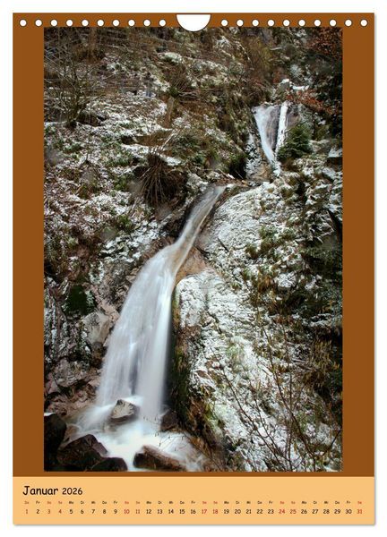 Produktbild: Schwarzwald Wasserf&auml;lle (Wandkalender 2026 DIN A4 hoch), CALVENDO Monatskalender