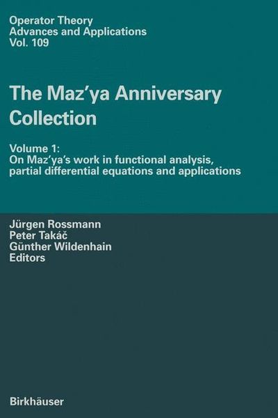 Produktbild: The Maz'ya Anniversary Collection.Vol.1