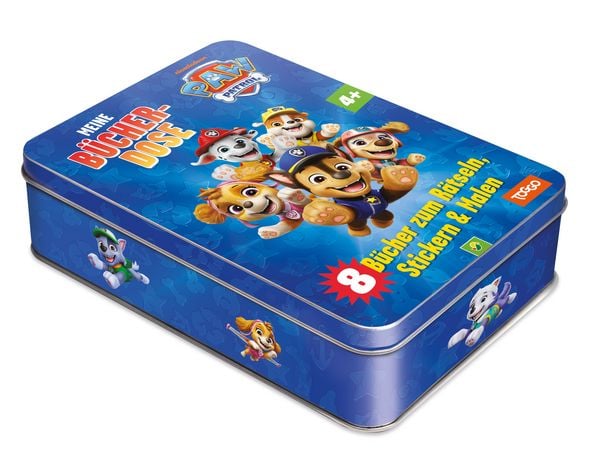 PAW Patrol Meine Bücher-Dose, Gebundene Ausgabe von , Schwager & Steinlein, 9783849952624