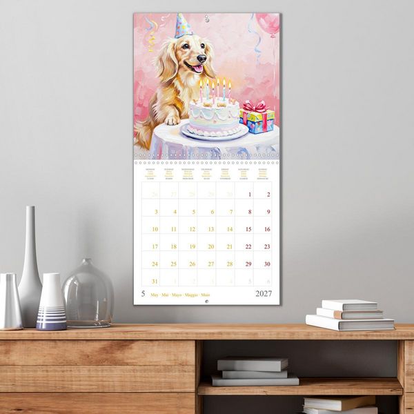 Produktbild: Dachshund Happiness (Wall Calendar 2027 12 &times; 12 Inch) CALVENDO 12 Month Wall Calendar