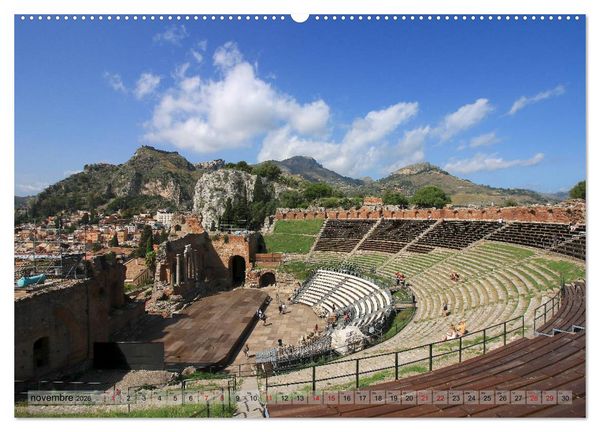 Produktbild: Sicile, la terre d'aventure entre la mer et les volcans (Calendrier mural 2026 DIN A2 vertical) calendrier de bureau