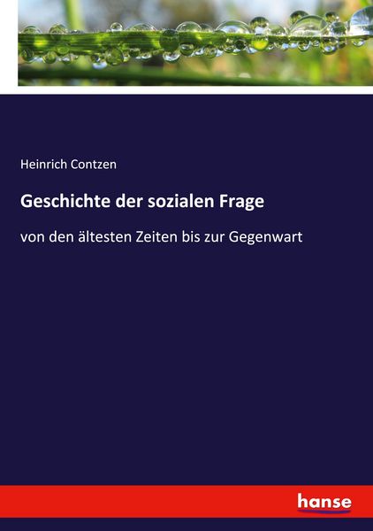 Produktbild: Geschichte der sozialen Frage
