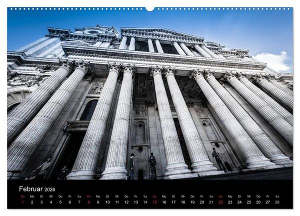Produktbild: London - street view (hochwertiger Premium Wandkalender 2026 DIN A2 quer), Kunstdruck in Hochglanz