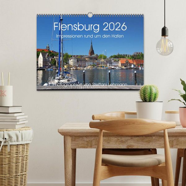 Produktbild: Flensburg 2026. Impressionen rund um den Hafen (Wandkalender 2026 DIN A3 quer), CALVENDO Monatskalender