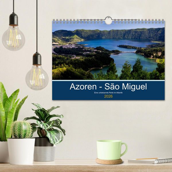 Produktbild: Azoren - S&atilde;o Miguel (Wandkalender 2026 DIN A4 quer), CALVENDO Monatskalender